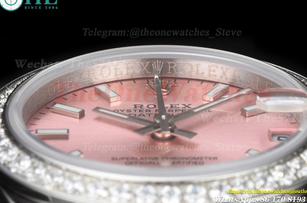 Pink MY8215 Dia SS 28mm Stk GDF SS Datejust 0512